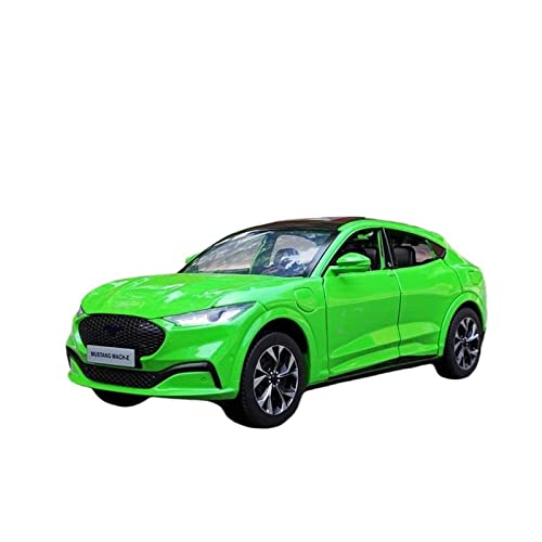 EMRGAZQD Motorfahrzeuge Replika Auto 1:24 for Ford Mustang Mach-E Automodell Legierung Diecast Simulation Metall Auto Spielzeug Geschenk Ornamente Originalgetreue Nachbildung(Color:Green) von EMRGAZQD