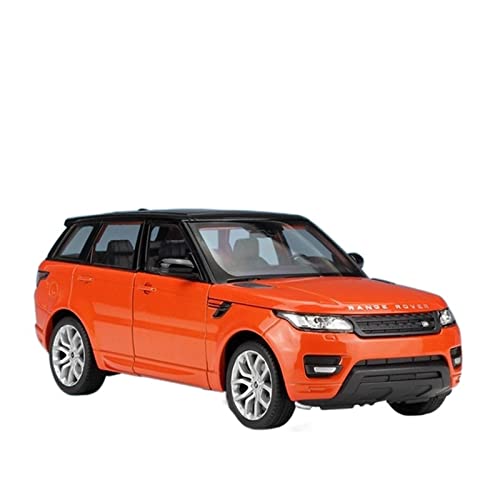 EMRGAZQD Motorfahrzeuge Replika Auto 1:24 for Land Range Rover Sport SUV Legierung Auto Diecasts Metall Geländewagen Modell Simulation Geschenk Ornamente Originalgetreue Nachbildung (Color : Red) von EMRGAZQD