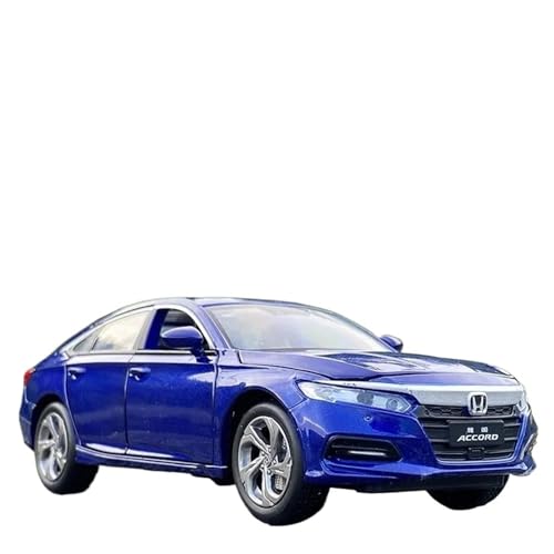 EMRGAZQD Motorfahrzeuge Replika Auto 1:32 Für Honda Accord Legierung Auto Modell Druckguss Fahrzeuge Metall Sammlung Sound Und Licht Simulation Originalgetreue Nachbildung (Color : Blue) von EMRGAZQD