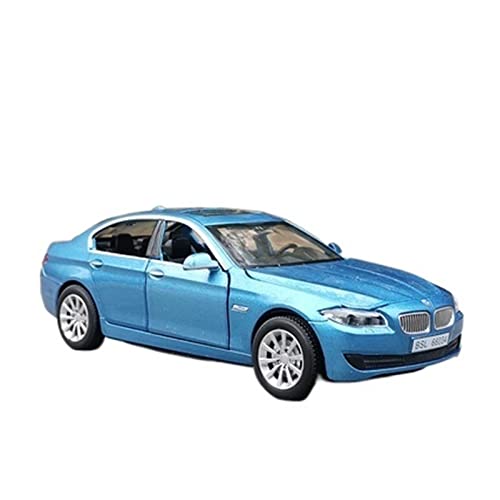 EMRGAZQD Motorfahrzeuge Replika Auto 1:32 for BMW 5er 535i Legierung Automodell Diecast Metall Spielzeug Simulation Sound Licht Sammlung Geschenk Originalgetreue Nachbildung (Color : Blue) von EMRGAZQD