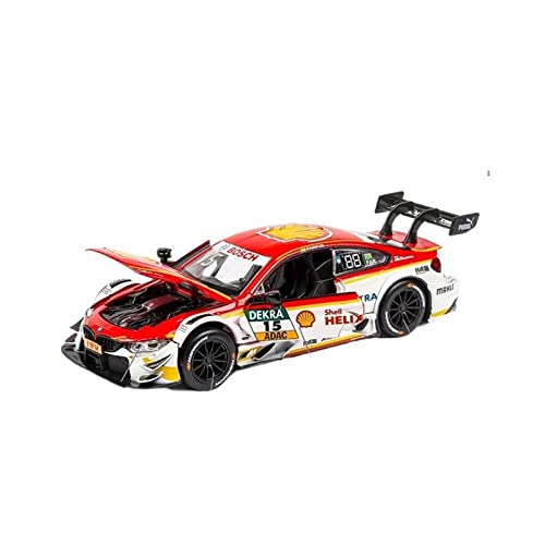 EMRGAZQD Motorfahrzeuge Replika Auto 1:32 for BMW M4 DTM Racing Miniaturautomodell Spielzeuglegierung Druckguss Statische Simulation Sammlergeschenk Originalgetreue Nachbildung(Color:Number 15) von EMRGAZQD