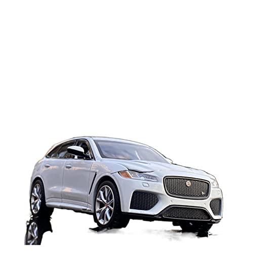 EMRGAZQD Motorfahrzeuge Replika Auto 1:32 for F-PACE SUV Legierung Auto Modell Diecast Metall Auto Simulation Sound Licht Sammlung Spielzeug Geschenk Originalgetreue Nachbildung (Color : White) von EMRGAZQD