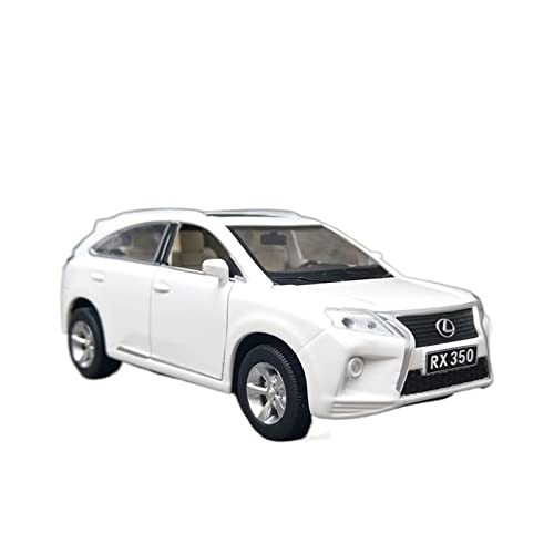 EMRGAZQD Motorfahrzeuge Replika Auto 1:32 for Lexus RX350 Alloy Car Diecast Metal Model Simulation Sound and Light Collection Spielzeug Geschenk Originalgetreue Nachbildung (Color : White) von EMRGAZQD