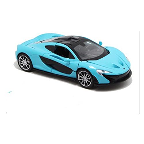 EMRGAZQD Motorfahrzeuge Replika Auto 1:32 for McLaren P1 Alloy Sports Car Diecast Metal Model Simulation Sound and Light Collection Toy Gift Originalgetreue Nachbildung (Color : Blue) von EMRGAZQD