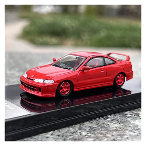 EMRGAZQD Motorfahrzeuge Replika Auto 1:64 Für Honda Civic Type-R DC2 Löffel Simulation Legierung Rennwagen Modell Statisches Fahrzeug Sammlerstück Ornament Originalgetreue Nachbildung (Color : Red) von EMRGAZQD