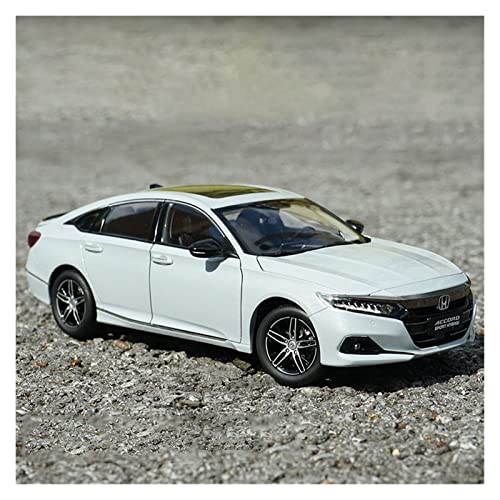 EMRGAZQD Motorfahrzeuge Replika Auto Diecast 1/18 Für Honda 2022 Zehnte Generation Accord Legierung Auto Modell Sammlerstücke Dekoration Geschenk Display Originalgetreue Nachbildung(White) von EMRGAZQD