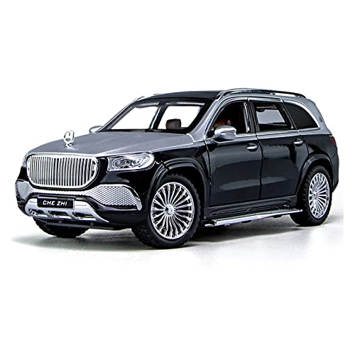 EMRGAZQD Motorfahrzeuge Replika Auto Maßstab 1:24 Für Maybach Gls600 Autolegierung Druckguss-Metallsimulation Fertigmodell Spielzeug-Souvenirs Originalgetreue Nachbildung(Silver) von EMRGAZQD