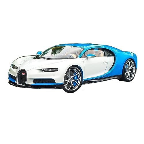 Motorfahrzeuge Replika Auto 1/18 Für Bugatti Chiron 2016 Super Car Welly GTAutos Diecast Metal Car Model Geburtstagskollektion Originalgetreue Nachbildung(A) von EMRGAZQD