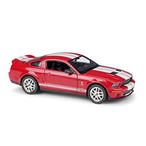 Motorfahrzeuge Replika Auto 1:24 for Ford Shelby Cobra GT500 2007 Auto Legierung Diecast Statische Simulation Metall Modell Spielzeug Sammlung Geschenk Originalgetreue Nachbildung ( Color : Red ) von EMRGAZQD