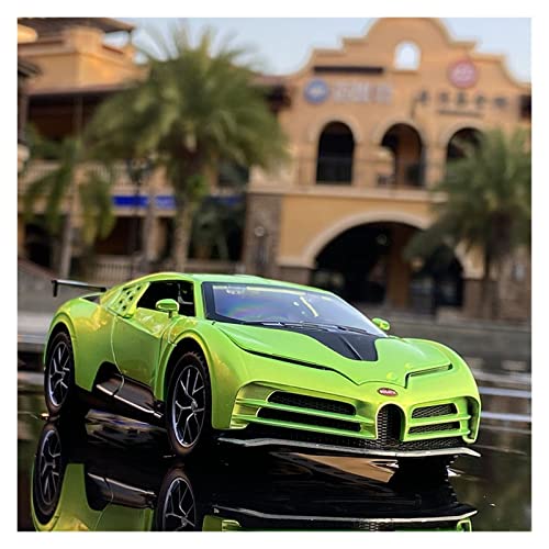 Motorfahrzeuge Replika Auto 1:32 for Bugatti Centodieci Legierung Sportwagen Diecasts Metall Spielzeug Modell Simulation Sound Licht Sammlung Geschenk Originalgetreue Nachbildung ( Color : Green ) von EMRGAZQD