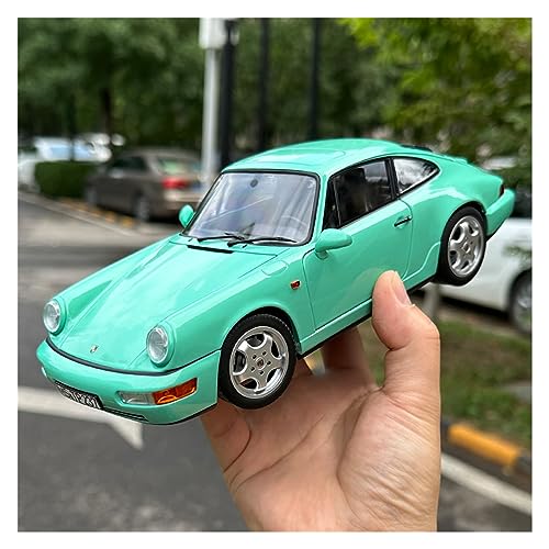 Motorfahrzeuge Replika Auto Maßstab 1:18 Für Porsche 911 Carrera 2 Cabriolet 1990, Automodell, Legierung, Persönliche Sammlung, Druckgussfahrzeug Originalgetreue Nachbildung(Carrera 2 Tiffany) von EMRGAZQD