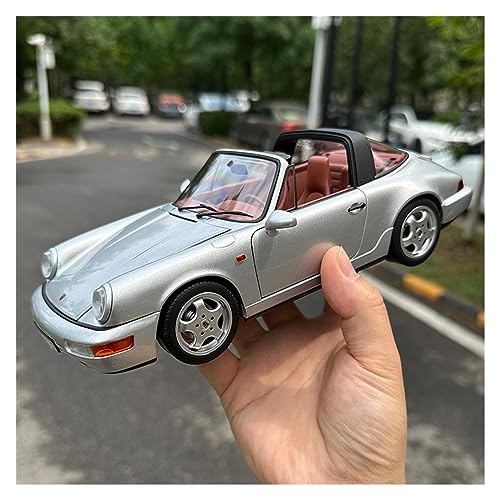 Motorfahrzeuge Replika Auto Maßstab 1:18 Für Porsche 911 Carrera 2 Cabriolet 1990, Automodell, Legierung, Persönliche Sammlung, Druckgussfahrzeug Originalgetreue Nachbildung(Carrera 4 Targa) von EMRGAZQD