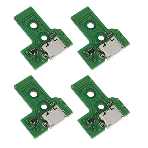 EMSea 4X JDS-040 Schnittstellenkarte, zum Zusammenbauen des Ladebuchs, kompatibel mit PS4 Pro, Micro-USB-Adapter, Ladegerät für Stecker-Anschlussbuchse von EMSea