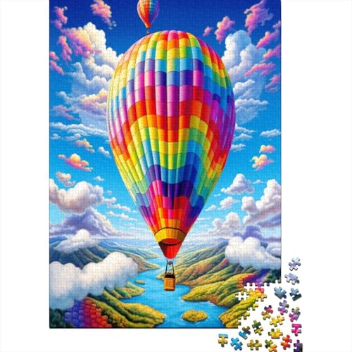 Heißluftballon Puzzlespiel 1000 Teile, Puzzle Erwachsene 1000 Teile, Impossible Puzzle GesKükenlichkeitsspiel Für Die Ganze Familie, Puzzle Erwachsene 1000 Teile Puzzel 1000pcs (75x50cm) von EMTRKPWLJ