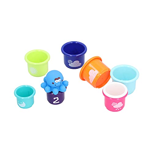 Baby Bad Stapeln Spielzeug Kinder Kleinkind Stapeln Tasse Eimer Niedlichen Tier Strand Spielzeug Set von EMUKOEP