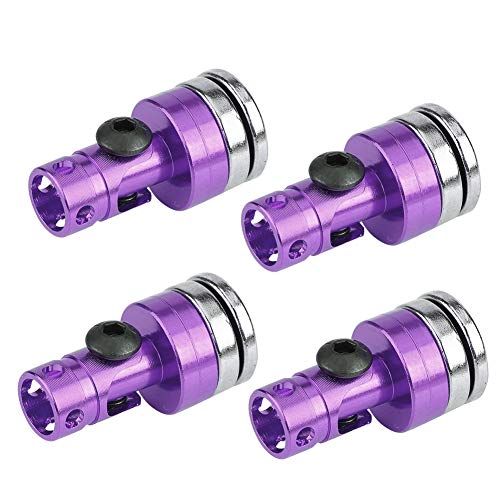 EMUKOEP 4PCS Aluminium Magnetische Karosseriepfostenhalterung SCX10 4WD 1:10 RC Auto (Lila) von EMUKOEP