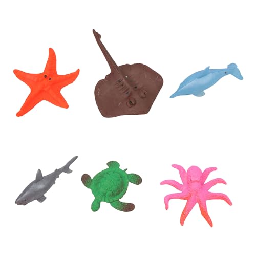 EMUKOEP 6PCS Wasser Wachsende Spielzeug Simulierte Erweiterbare Ozeanische Tiere Pädagogisches Spielzeug Kleinkinder Kinder Jungen Mädchen von EMUKOEP