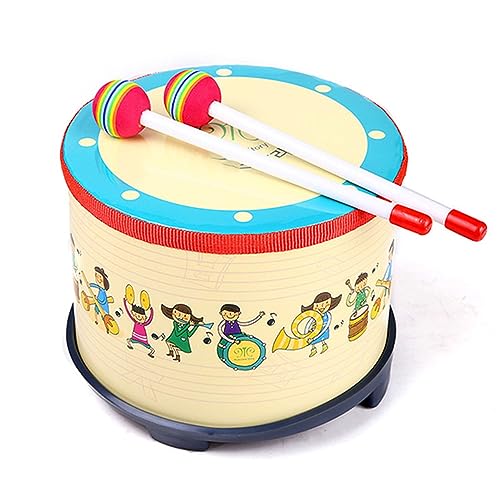 EMUKOEP Holz Kinder Trommel Kinder Snare Drum Kleinkind Birke Holz Trommel Spielzeug für Kindergarten Früherziehung von EMUKOEP