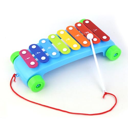 Xylophon-Musikinstrument, 8 Noten, Xylophon, Kinderspielzeug, Multifunktionales Pädagogisches Musik-Schlaginstrument für den Kindergarten, Zuhause von EMUKOEP
