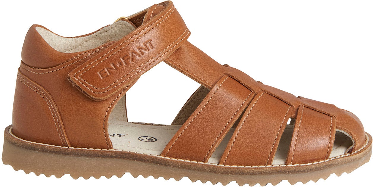 EN FANT Classic Sandale, Leather Brown, 24 von EN FANT