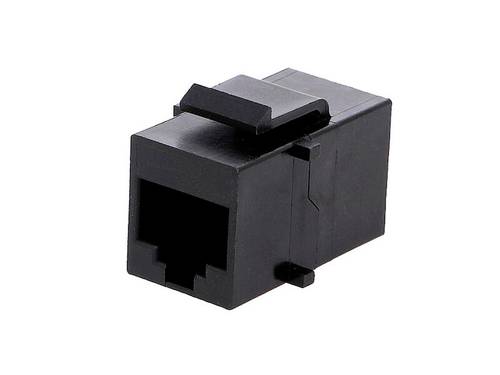 Encitech 3101-8821 RJ45-Steckverbinder CAT 5 2101-0115-01 Doppelkupplung Polzahl 8P8C Schwarz von ENCITECH