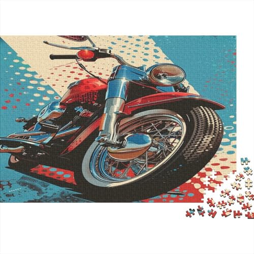 Dirt Bike Puzzle 1000 Teile Puzzle Für Erwachsene Und Kinder Ab 14 Jahren,Puzzlespiel Erwachsenen Puzzlespiel Puzzel 1000pcs (75x50cm) von ENDVAOGIR