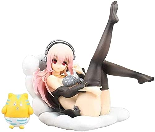 ENFILY Anime Actionfigur Super Sonico PVC-Figuren Sammlermodell Charakter Statue Spielzeug Desktop-Ornamente von ENFILY