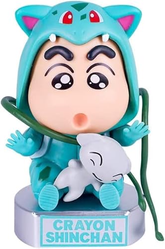 ENFILY Crayon Shin-chan Anime Actionfigur Charakter Sammlermodell Statue Spielzeug PVC Figuren Desktop Ornamente (Mythische Froschsamen Koshin) von ENFILY