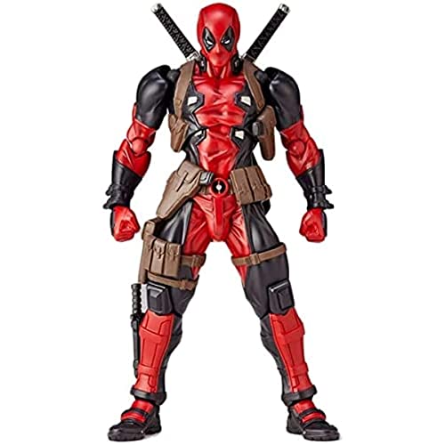 ENFILY Deadpool Action Figure, Superhero Figure, Movie Anime PVC Figure Joints Moveable Model Statue Toys for Children's Birthday Gifts (Red) von ENFILY