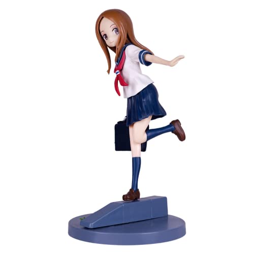 ENFILY Die Handpuppe Takagi-san 2 auf dem Heimweg, Anime-Actionfigur, Charakter, Sammlermodell, Statue, Spielzeug, PVC-Figuren, Desktop-Ornamente, 21 cm von ENFILY