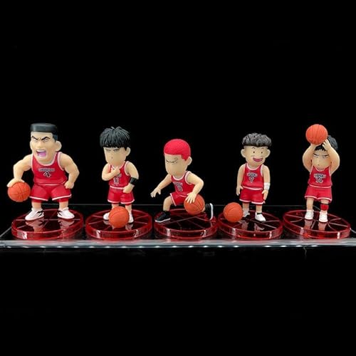 ENFILY Dunking Around 5 Dasher Dunking Red White Bag Anime Actionfigur Charakter Sammlermodell Statue Spielzeug PVC Figuren Desktop Ornamente (Der große Salbei Dunking Red) von ENFILY