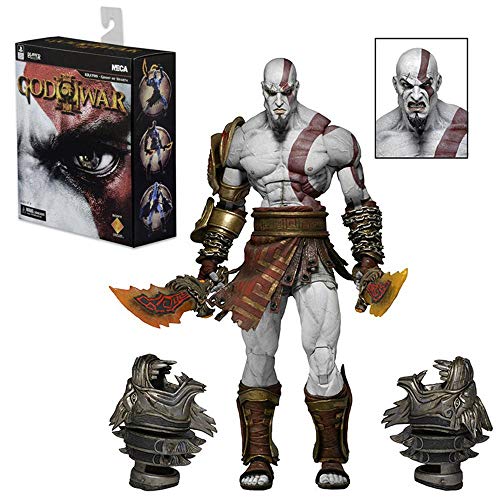 ENFILY God of War Kratos Statue des Gottes von Kuai Anime Cartoon Character Model Collection Dekoration 18 cm von ENFILY