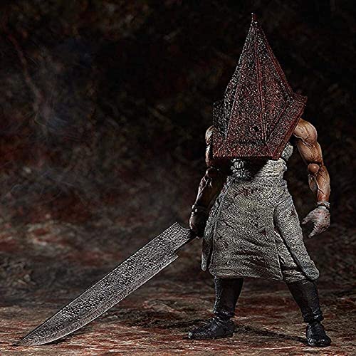 ENFILY Silent Hill 2 Pyramid Head Anime Actionfigur Sammlermodell Statue Spielzeug PVC-Figuren Desktop-Ornamente von ENFILY