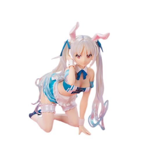 ENFILY für Chris Aquamarine 1/4 Bunny Girl Figur Handmade PVC Anime Manga Charakter Modell Statue Figur Sammlerstücke Dekorationen Geschenke von ENFILY