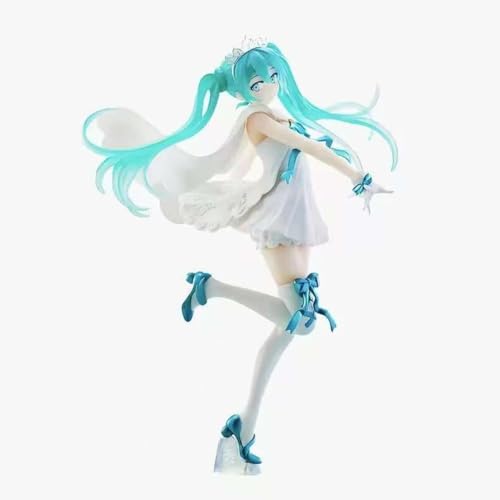 ENFILY für Hatsune Miku Figur Handmade PVC Anime Cartoon Charakter Modell Statue Figur, Desktop Ornamente Dekorationen Geschenke für Fans (Erzengel II) von ENFILY