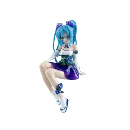 ENFILY für Hatsune Miku Figur Handmade PVC Anime Cartoon Charakter Modell Statue Figur, Desktop Ornamente Dekorationen Geschenke für Fans (Flaschengeist) von ENFILY