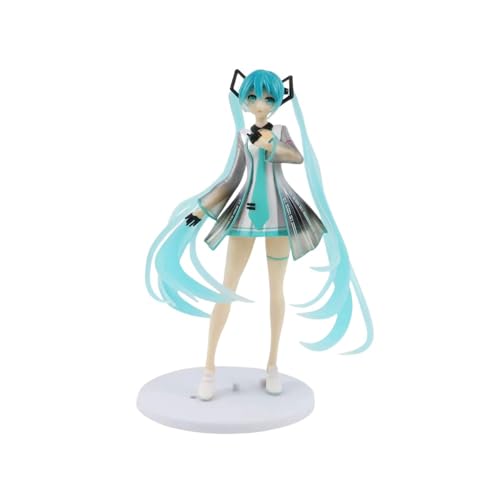 ENFILY für Hatsune Miku Figur Handmade PVC Anime Cartoon Charakter Modell Statue Figur, Desktop Ornamente Dekorationen Geschenke für Fans (Konzert) von ENFILY