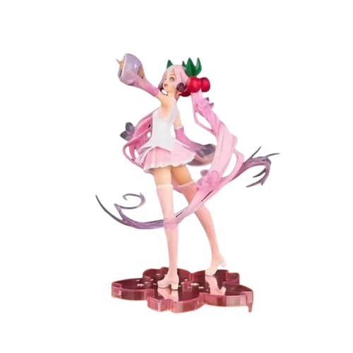 ENFILY für Hatsune Miku Figur Handmade PVC Anime Cartoon Charakter Modell Statue Figur, Desktop Ornamente Dekorationen Geschenke für Fans (Tanzen) von ENFILY