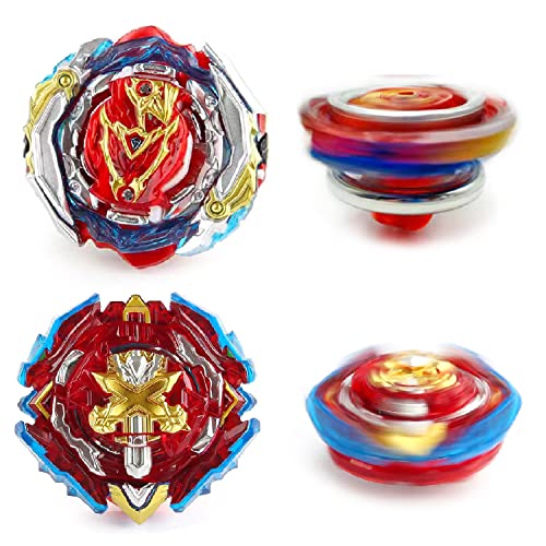 ENIKMOSD Bey Kinder Spielzeug Kreisel Battling Top Kinder Spielzeug 2 PCS Kreisel mit 1 Launcher,Burst Metal Fusion Battle Spinner Kreisel Spielzeug Set Geschenken für Jungen Kinder ab 6 Jahren von ENIKMOSD