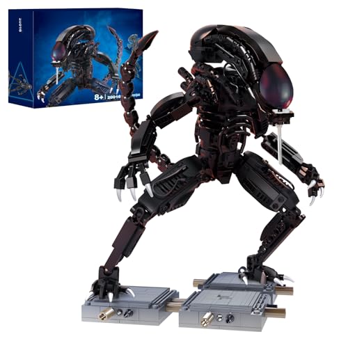 Xenomorph Klemmbausteine kompatibel mit Lego Technik für Erwachsene,Action Figur Spielzeug,kreatives Set zum Bauen, Mädchen and Jungen 616 pcs von ENJBRICK