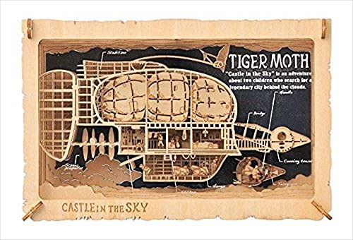 ensky Studio Ghibli Movie Castle in The Sky Paper Theater (Tiger Moth Airship) PT-WL01 von ENSKY