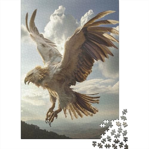 Adler Puzzle 1000 Teile Erwachsene Puzzles Für Erwachsene Klassische Puzzles 1000 Teile Erwachsene Puzzlespiel Schwer Pädagogisches Spielzeug Erwachsene Kinder Puzzel 1000pcs (75x50cm) von ENYISIYULO