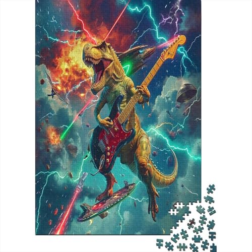 Dinosaurier Puzzle 1000 Teile Puzzle Erwachsene Schwieriges Schwer Puzzle Für Erwachsene Und Kinder Ab 14 Jahren Puzzel 1000pcs (75x50cm) von ENYISIYULO