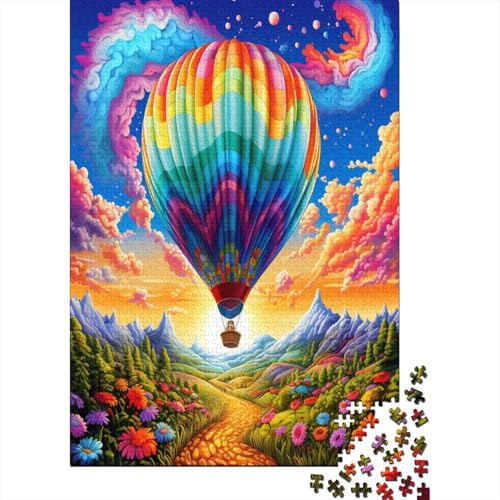 Heißluftballon Puzzle 1000 Teile Puzzles Für Erwachsene Klassische Puzzles 1000 Teile Erwachsene Puzzlespiel Erwachsene 1000 Teile Erwachsenen Puzzlespiel Puzzel 1000pcs (75x50cm) von ENYISIYULO