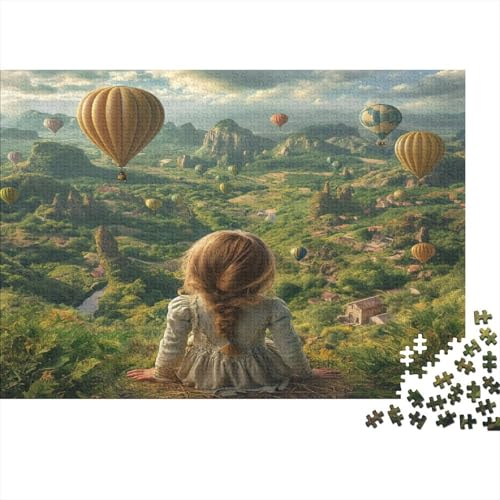 Heißluftballon Puzzlespiel 1000 Teile Puzzle Für Erwachsene Und Kinder Ab 14 Jahren, Puzzle-Motiv Erwachsenen Puzzlespiel Puzzel 1000pcs (75x50cm) von ENYISIYULO