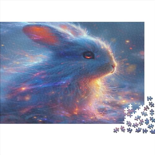 Kaninchen Puzzle 1000 Teile Erwachsene, Puzzlespiel Jigsaw Puzzles Erwachsenen Puzzlespiel Puzzel 1000pcs (75x50cm) von ENYISIYULO