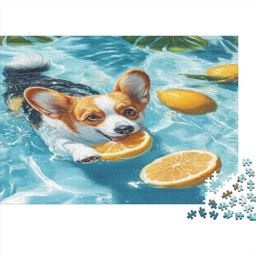 Corgi 1000 Teile, Impossible Puzzle,Geschicklichkeitsspiel Für Die Ganze Familie, Erwachsenenpuzzle Ab 14 Jahren Puzzel 1000pcs (75x50cm) von EOADVBZGR