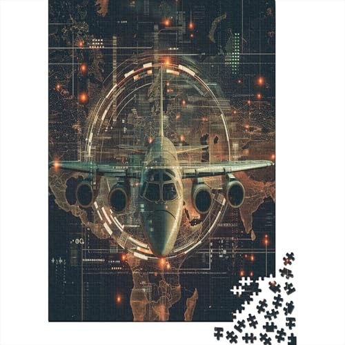 Flugzeug Puzzlespiel 1000 Teile Puzzle Für Erwachsene Und Kinder Ab 14 Jahren, Puzzle Erwachsenen Puzzlespi Puzzel 1000pcs (75x50cm) von EOADVBZGR