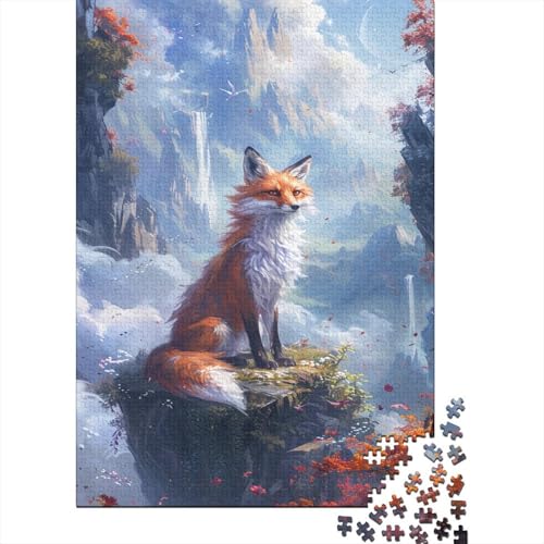 Jungle Fuchs 1000 Teile,Impossible Puzzle,GesKükenlichkeitsspiel Für Die Ganze Familie, Erwachsenen Puzzlespiel Puzzel 1000pcs (75x50cm) von EOADVBZGR