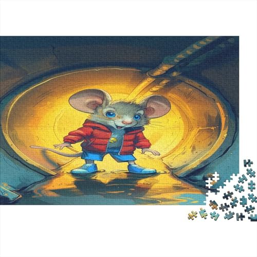 Maus Puzzle 1000 Teile Erwachsene Puzzles Für Erwachsene Klassische Puzzles 1000 Teile Erwachsene Puzzlespiel Schwer Pädagogisches Spielzeug Erwachsene Kinder Puzzel 1000pcs (75x50cm) von EOADVBZGR